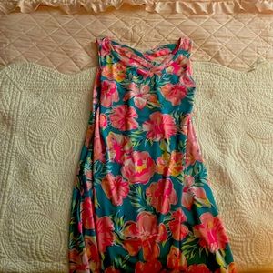 A floral short dress from simply southern